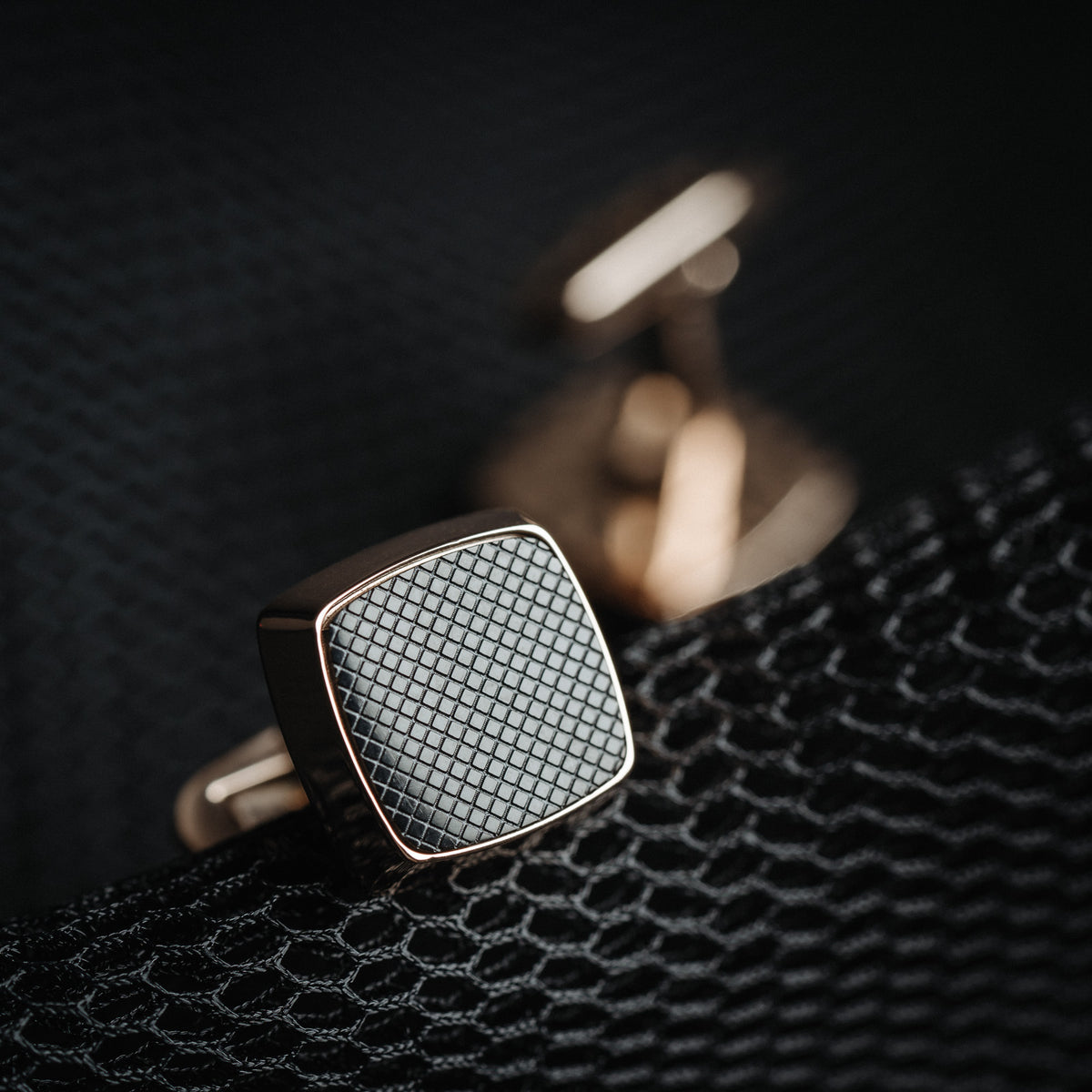 French Rose Gold Cufflinks