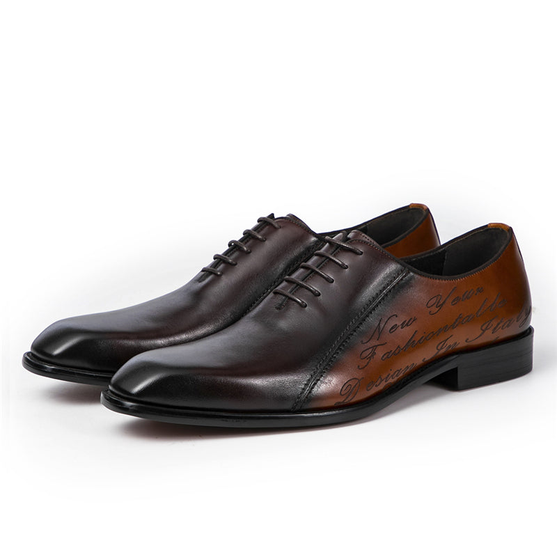Genuine Leather Oxford Shoes