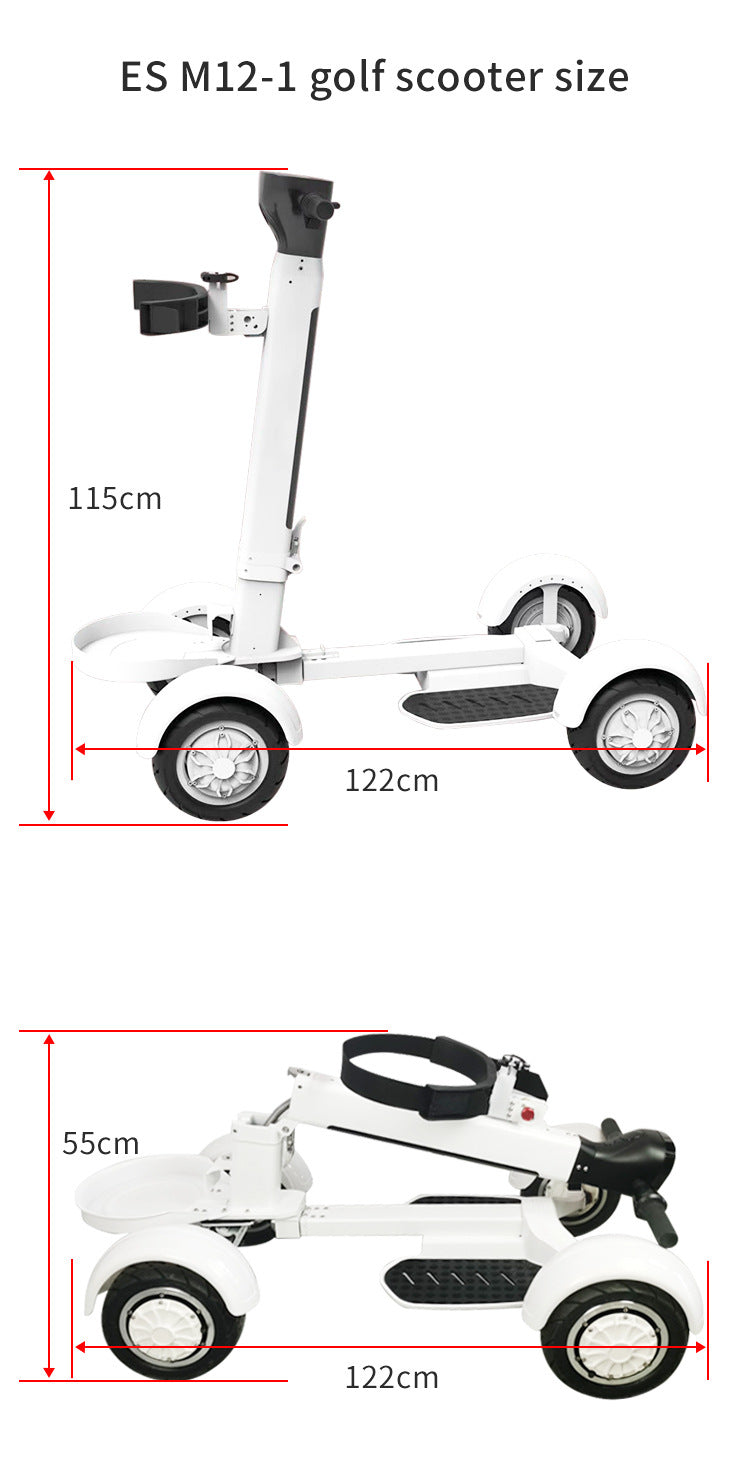 Four Wheel Golf Electric Longboard Scooter