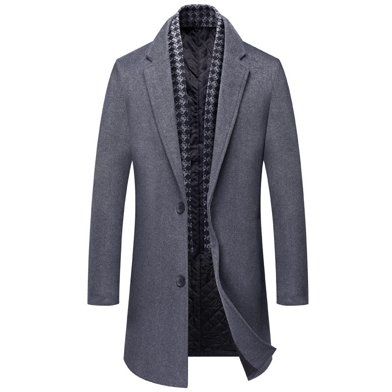 Mid-length Wool Coat