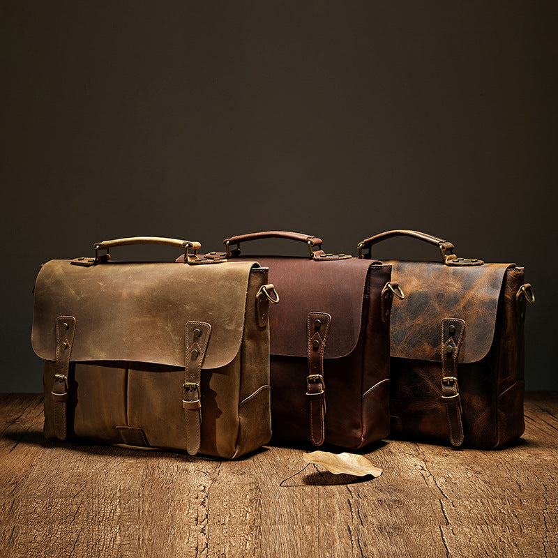 Men's Leather Satchel