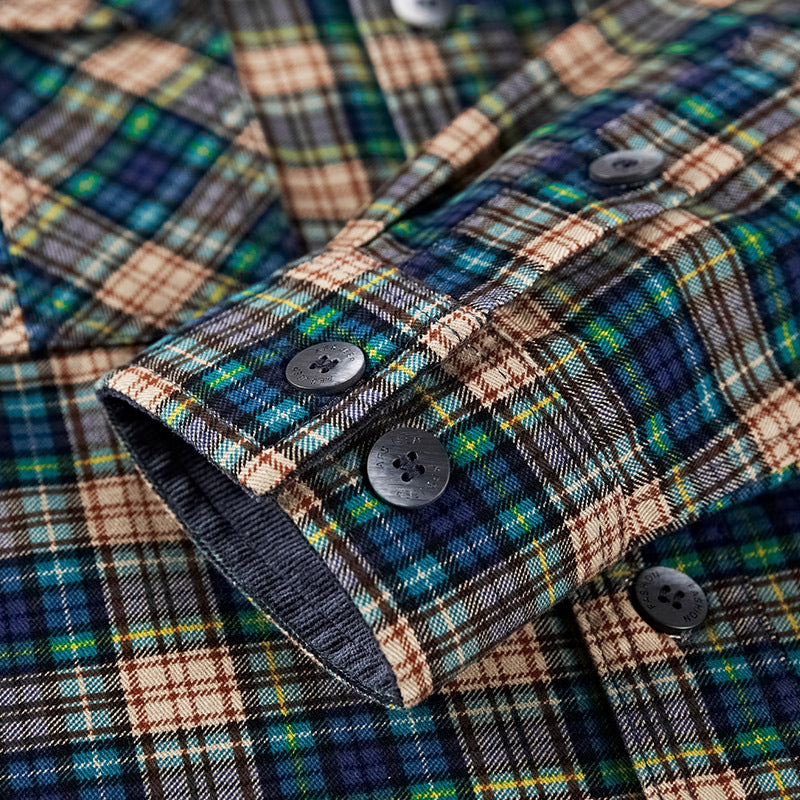 Military Plaid Dress Shirt
