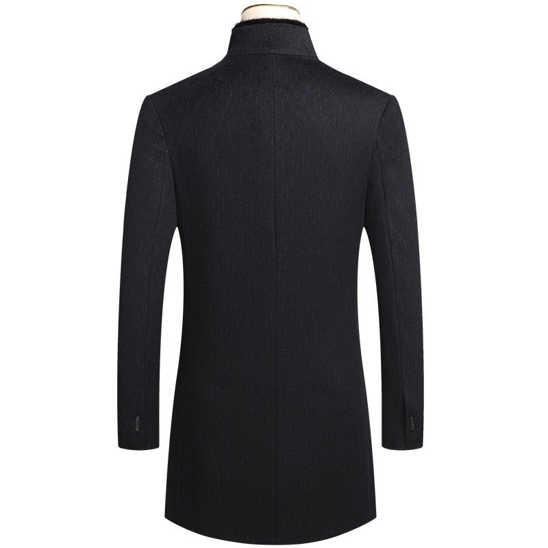 Thick Mink Wool Coat