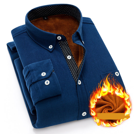 Corduroy Fleece Shirt
