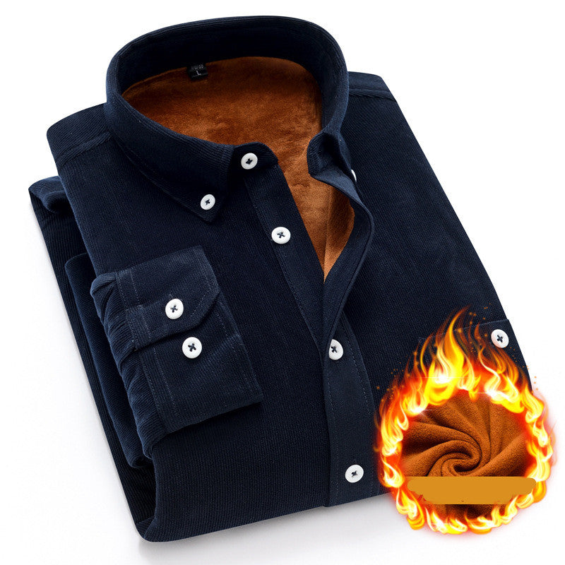 Corduroy Fleece Shirt
