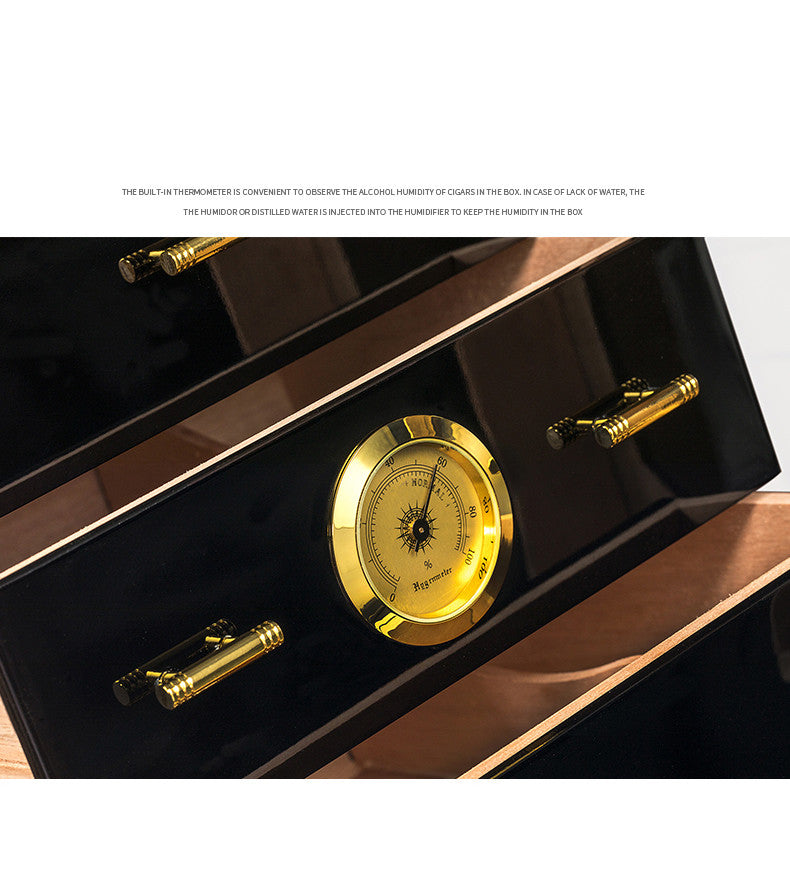 Solid Wood Cigar Humidor