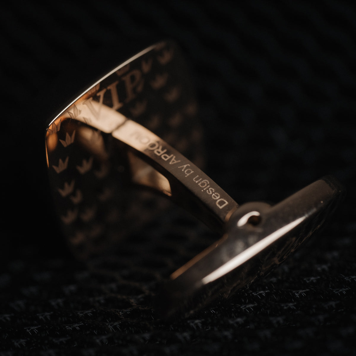 French Rose Gold Cufflinks