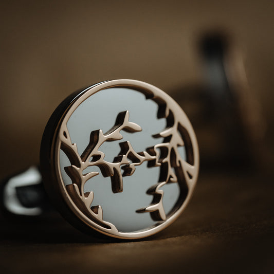 French Steel Color Cufflinks