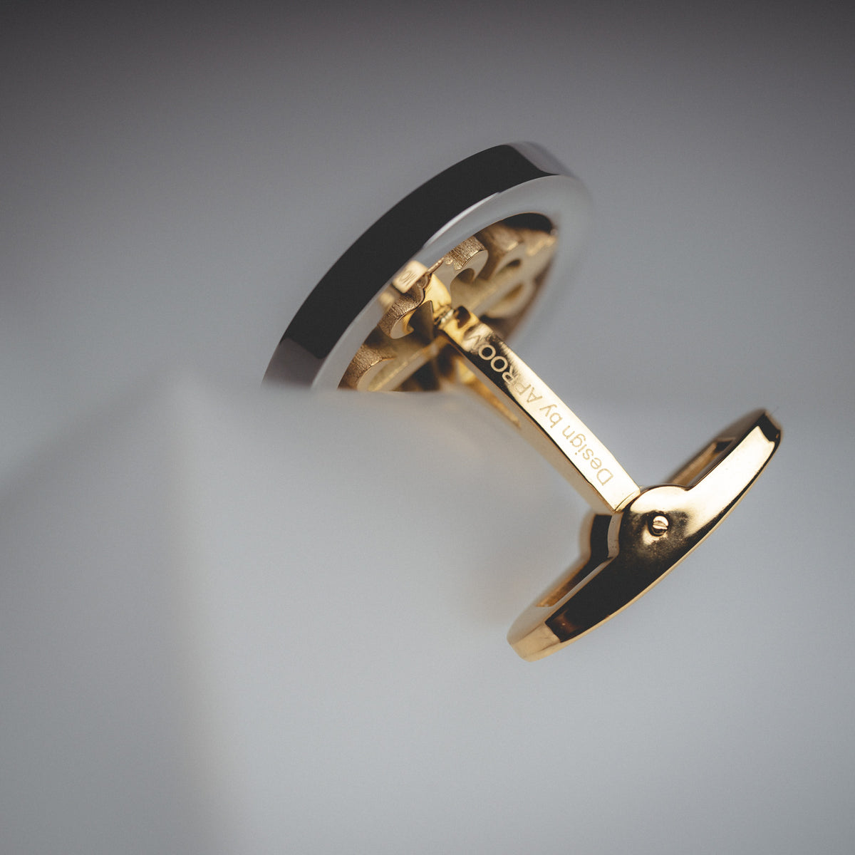 French Gold And Silver Cufflinks