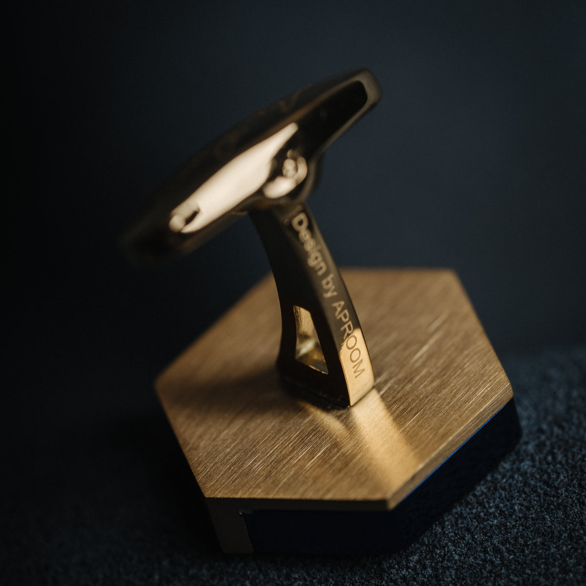 French Blue/Gold Cufflinks