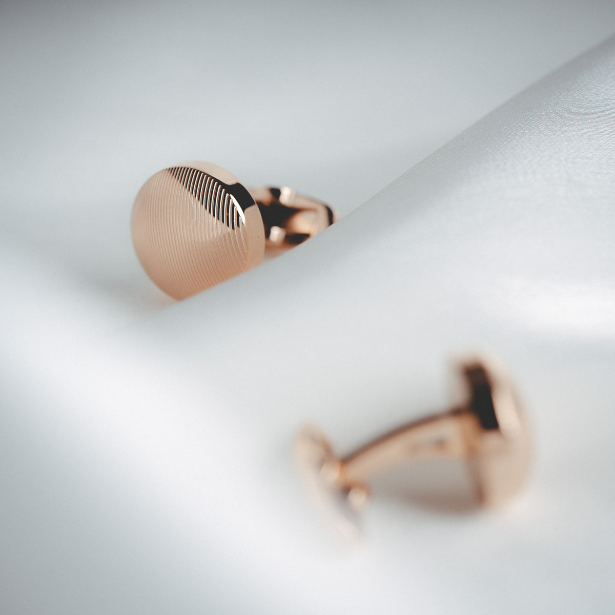 French Rose Gold Cufflinks