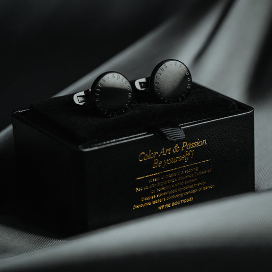 Luxury Black Cufflinks