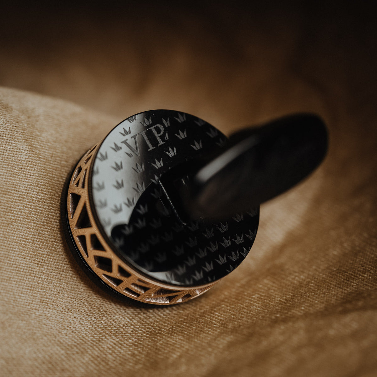 French Black Gold Cufflinks