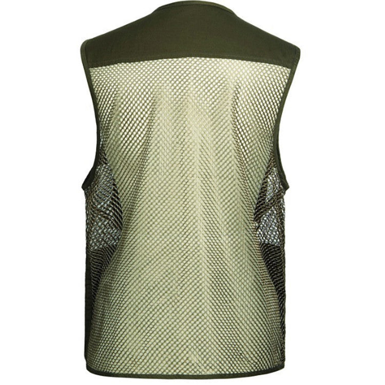 Summer Mesh Work Clothes Vest Men'S Vest