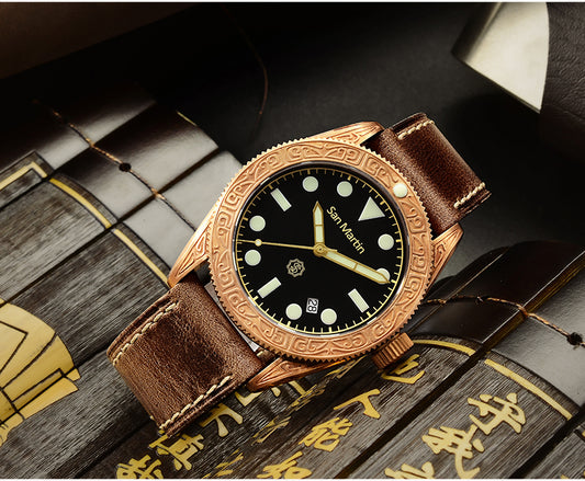 San Martin Bronze Automatic Dive Watch