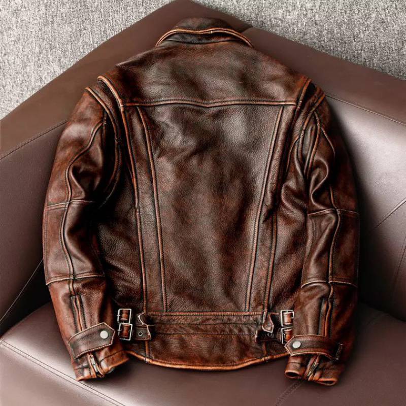 Men's Vintage Cowhide Leather Jacket