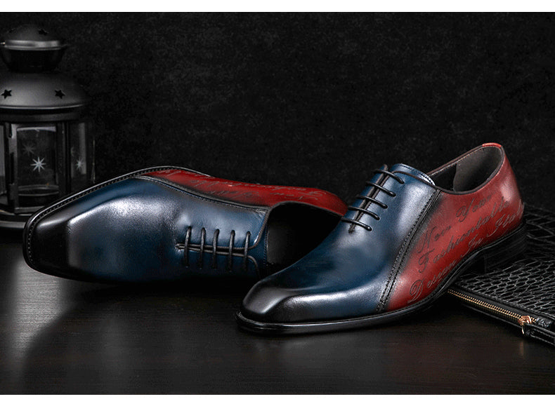 Genuine Leather Oxford Shoes