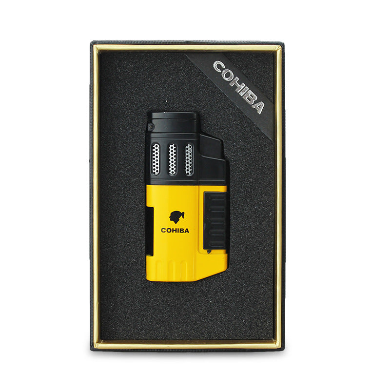 Portable Four Straight Cigar Lighter