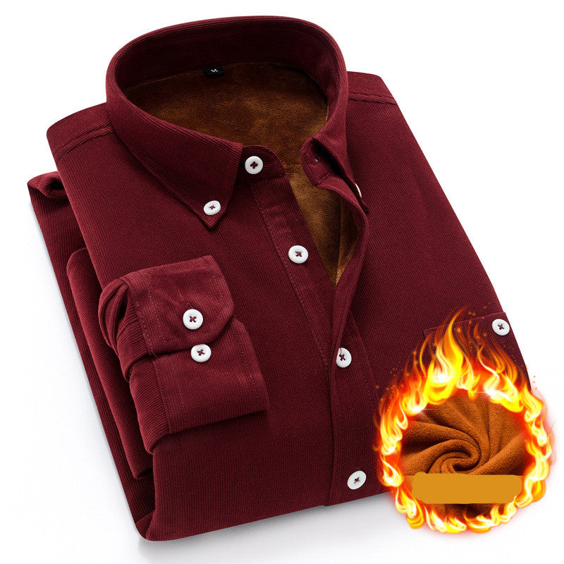 Corduroy Fleece Shirt