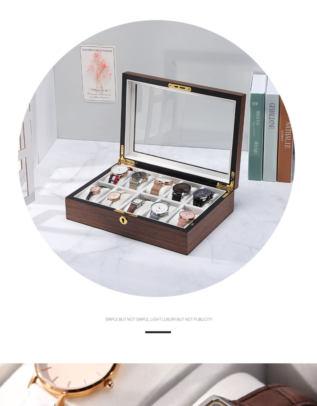 Wooden Watch Storage Box