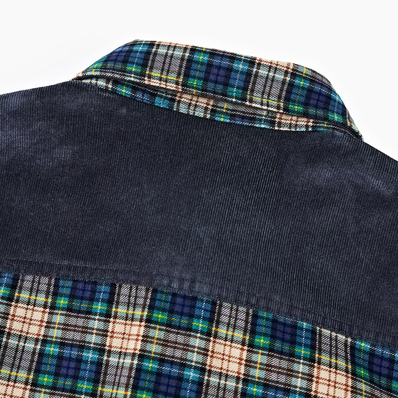 Military Plaid Dress Shirt