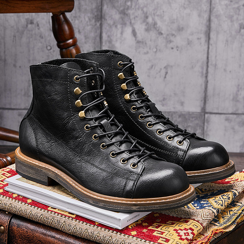 Vintage Leather Martin Boots