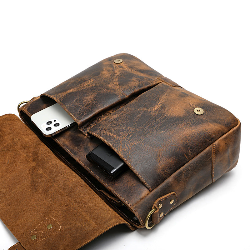 Men's Leather Satchel