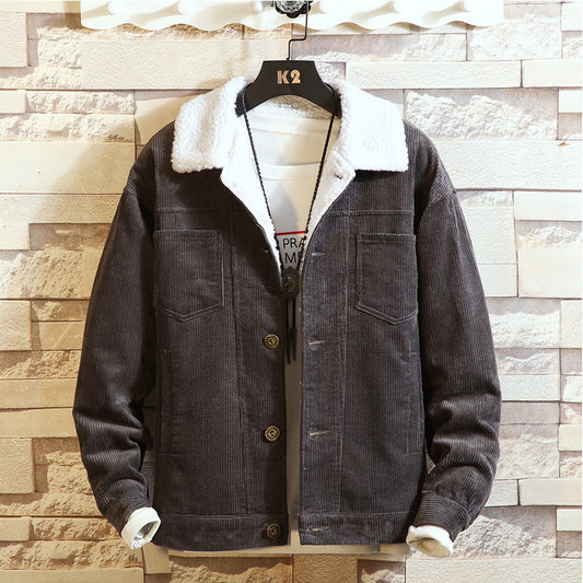 Corduroy Cotton Padded Jacket