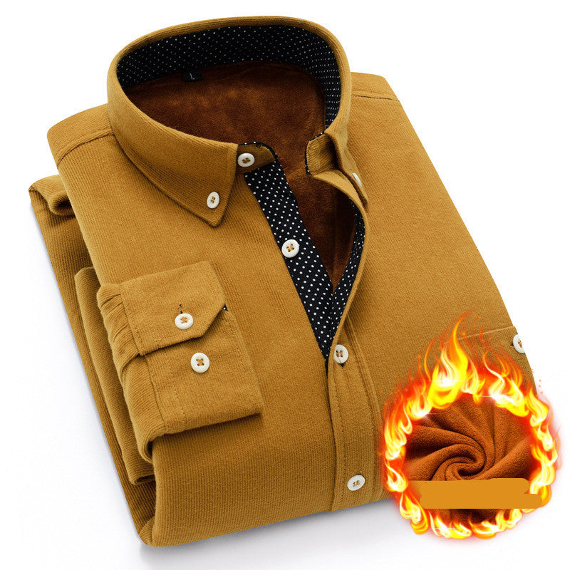 Corduroy Fleece Shirt