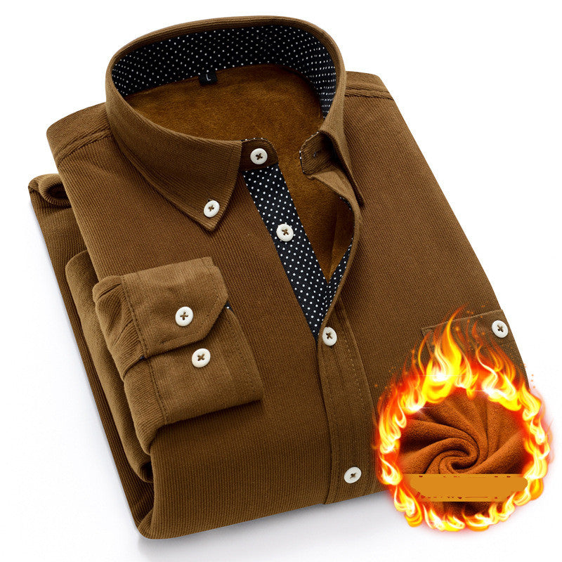 Corduroy Fleece Shirt