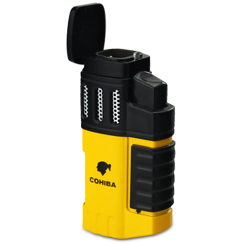 Portable Four Straight Cigar Lighter