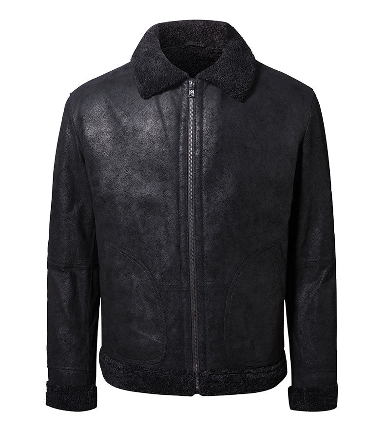 Vintage Pig Skin Leather Jacket