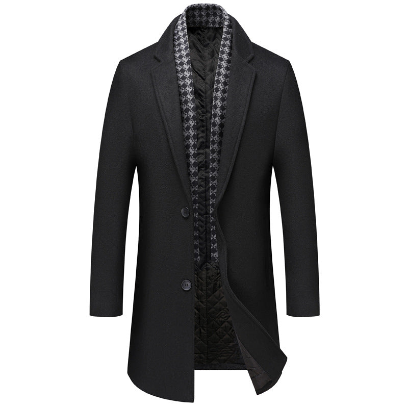 Mid-length Wool Coat