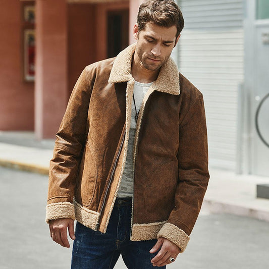 Vintage Pig Skin Leather Jacket