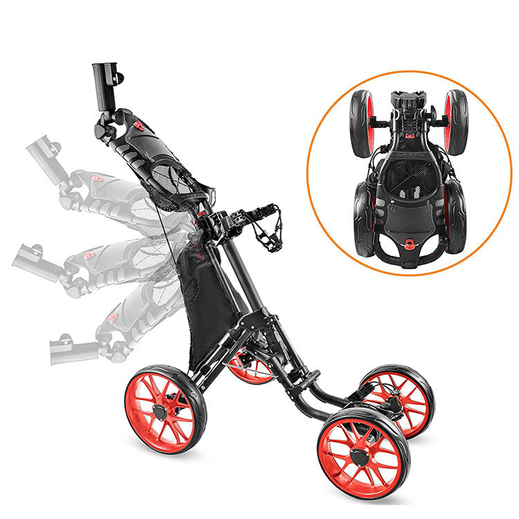 Foldable 4 Wheels Golf Trundle