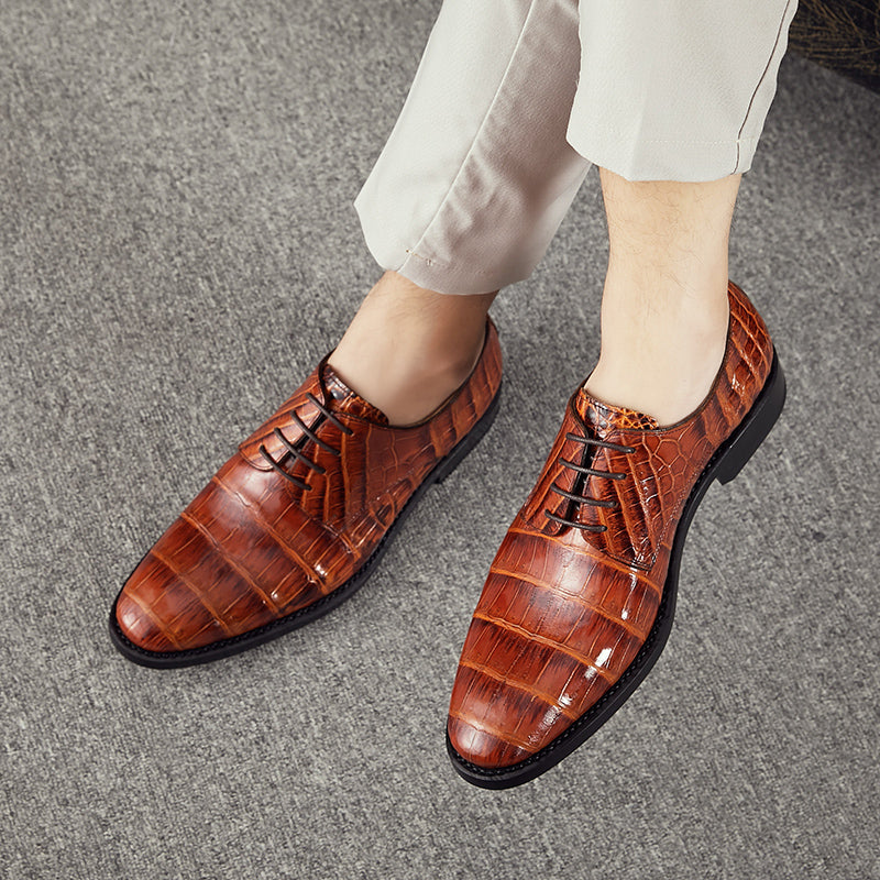 Handmade Crocodile Leather Shoes