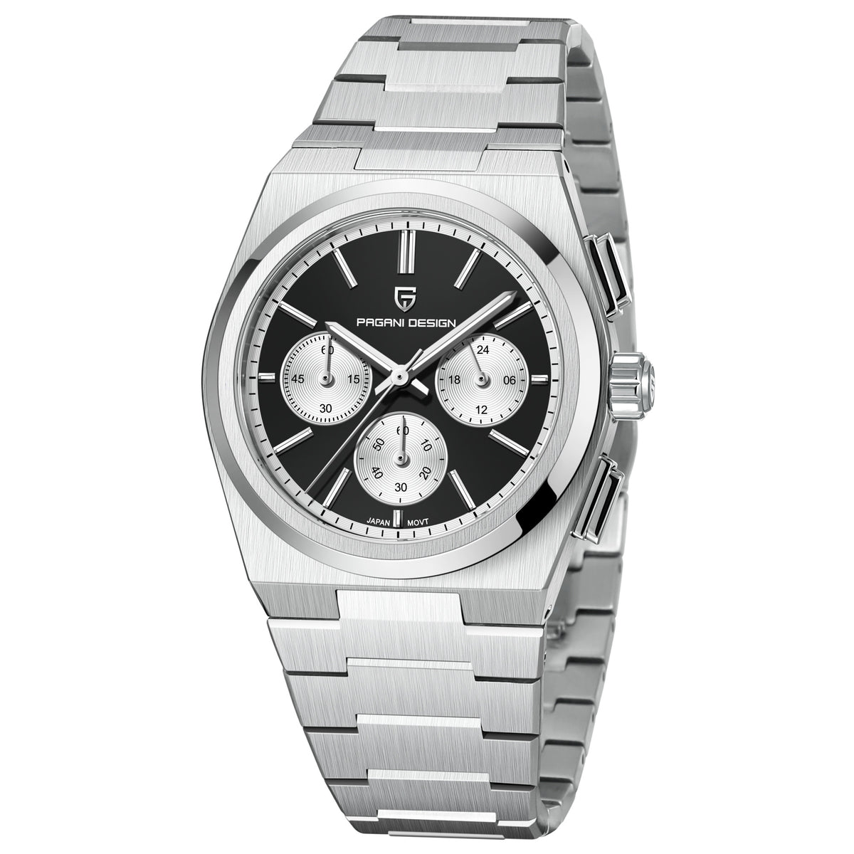 Blue Quartz Waterproof Chronograph Watch
