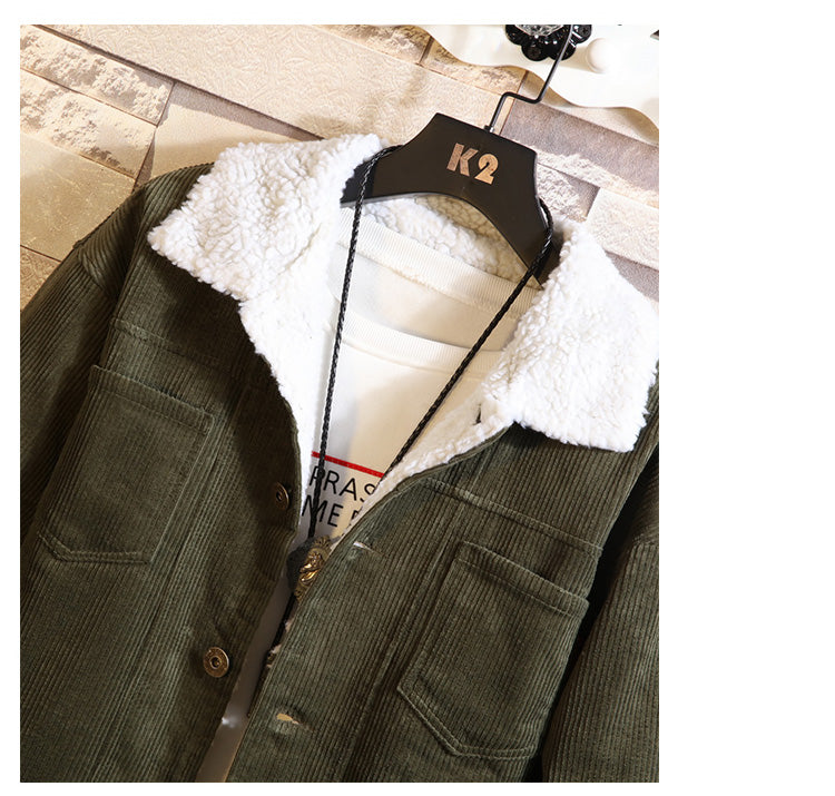Corduroy Cotton Padded Jacket