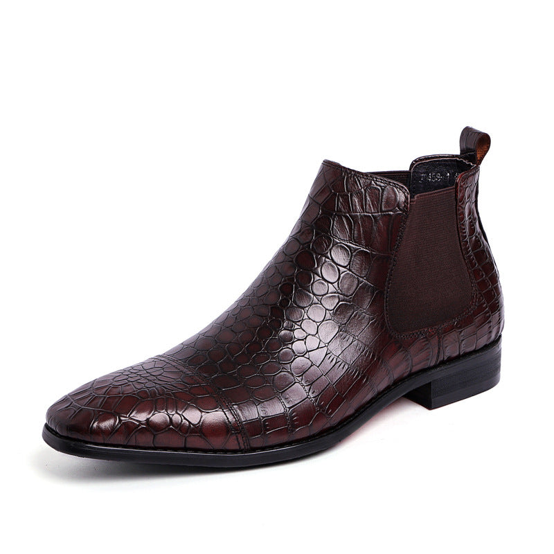 High Top Leather Boots