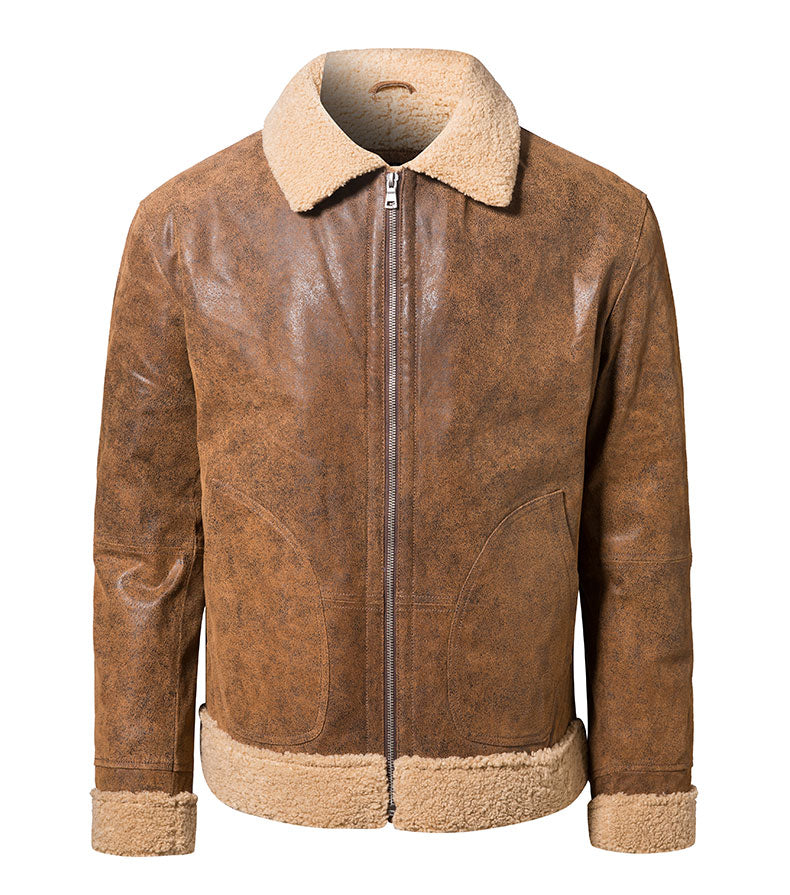 Vintage Pig Skin Leather Jacket