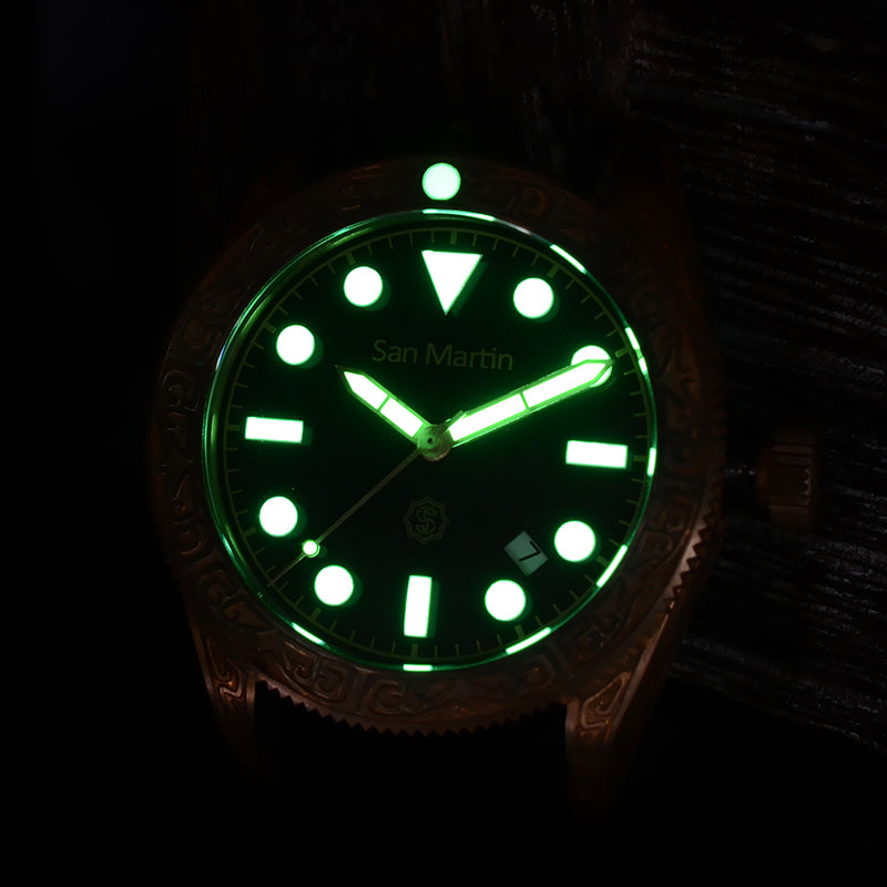 San Martin Bronze Automatic Dive Watch
