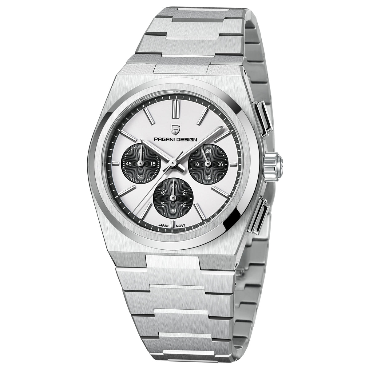 Blue Quartz Waterproof Chronograph Watch