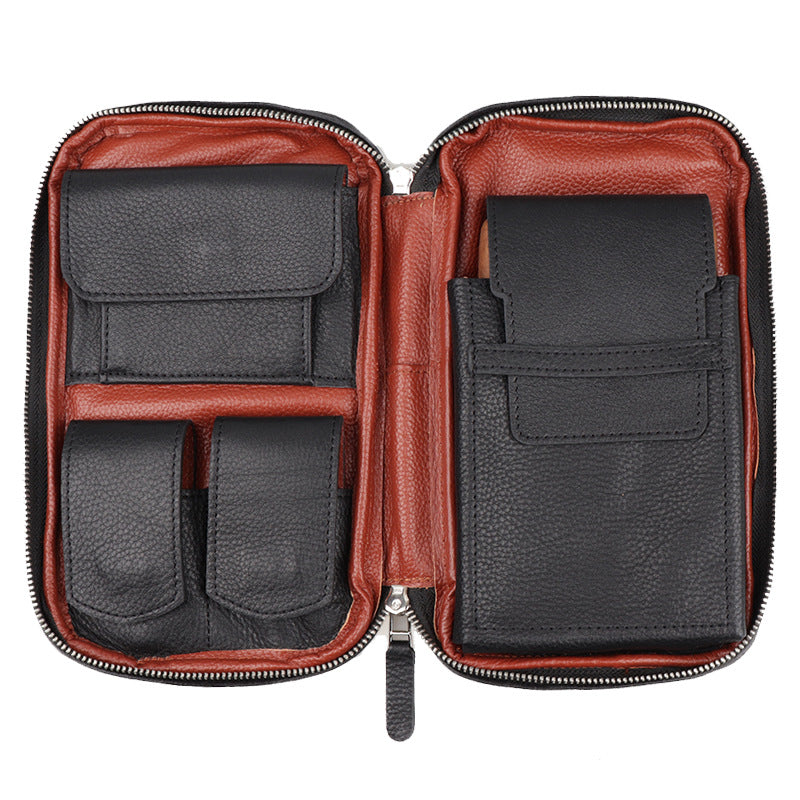 Leather Travel Cigar Case