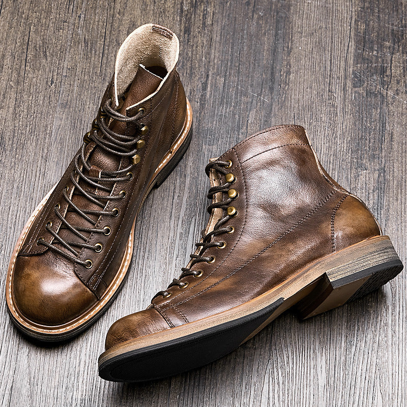 Vintage Leather Martin Boots