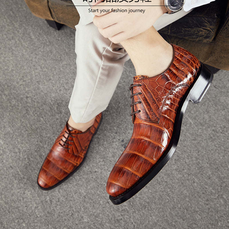 Handmade Crocodile Leather Shoes