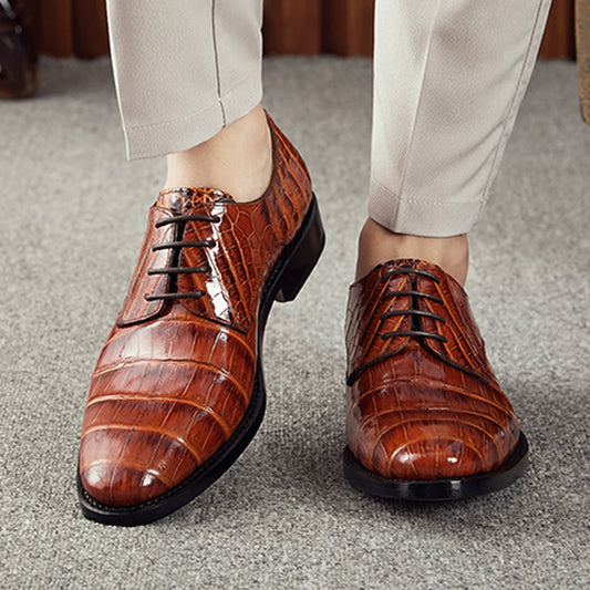 Handmade Crocodile Leather Shoes